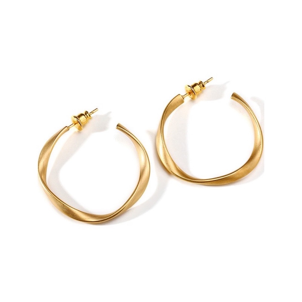 Anuli | Stainless Steel Classical Circle Hoop Earrings